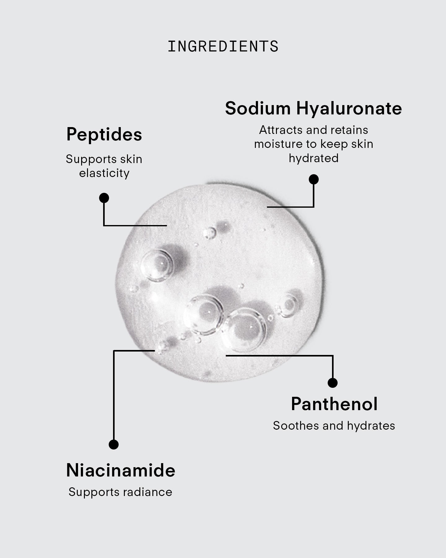 Ultra B² Hydration Mask - Single is a bubble hydrogel sheet mask featuring Peptides for elasticity, Sodium Hyaluronate for deep hydration, Panthenol to soothe and hydrate, and Niacinamide to support radiance.