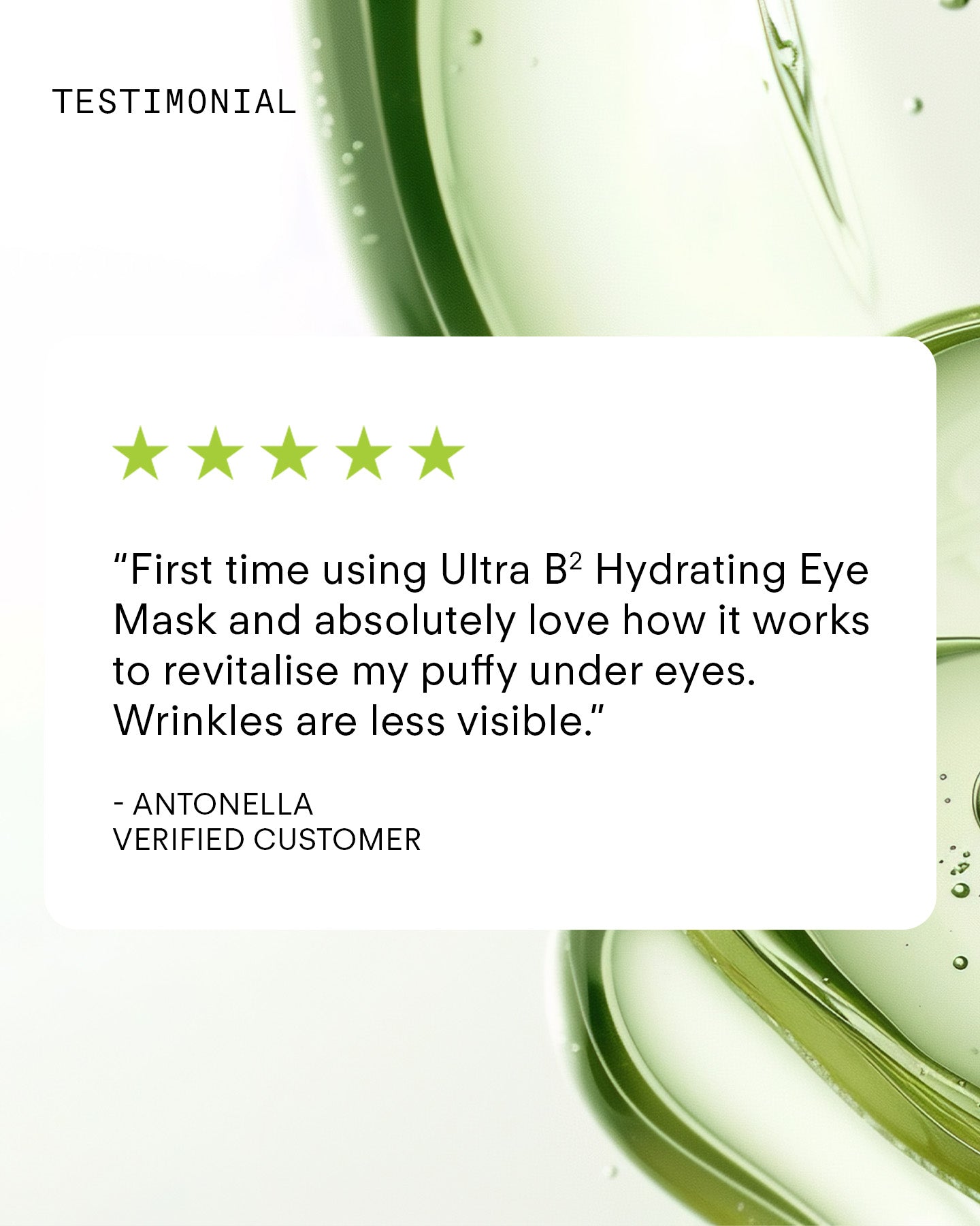 Ultra B² Hydrating Eye Mask