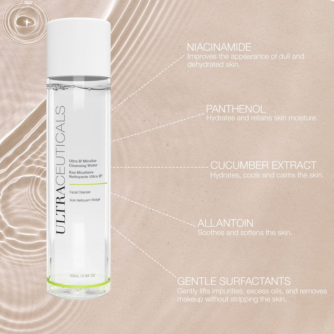 Ultraceuticals AU Facial Cleanser Ultra B² Micellar Cleansing Water Online – Ultraceuticals AU