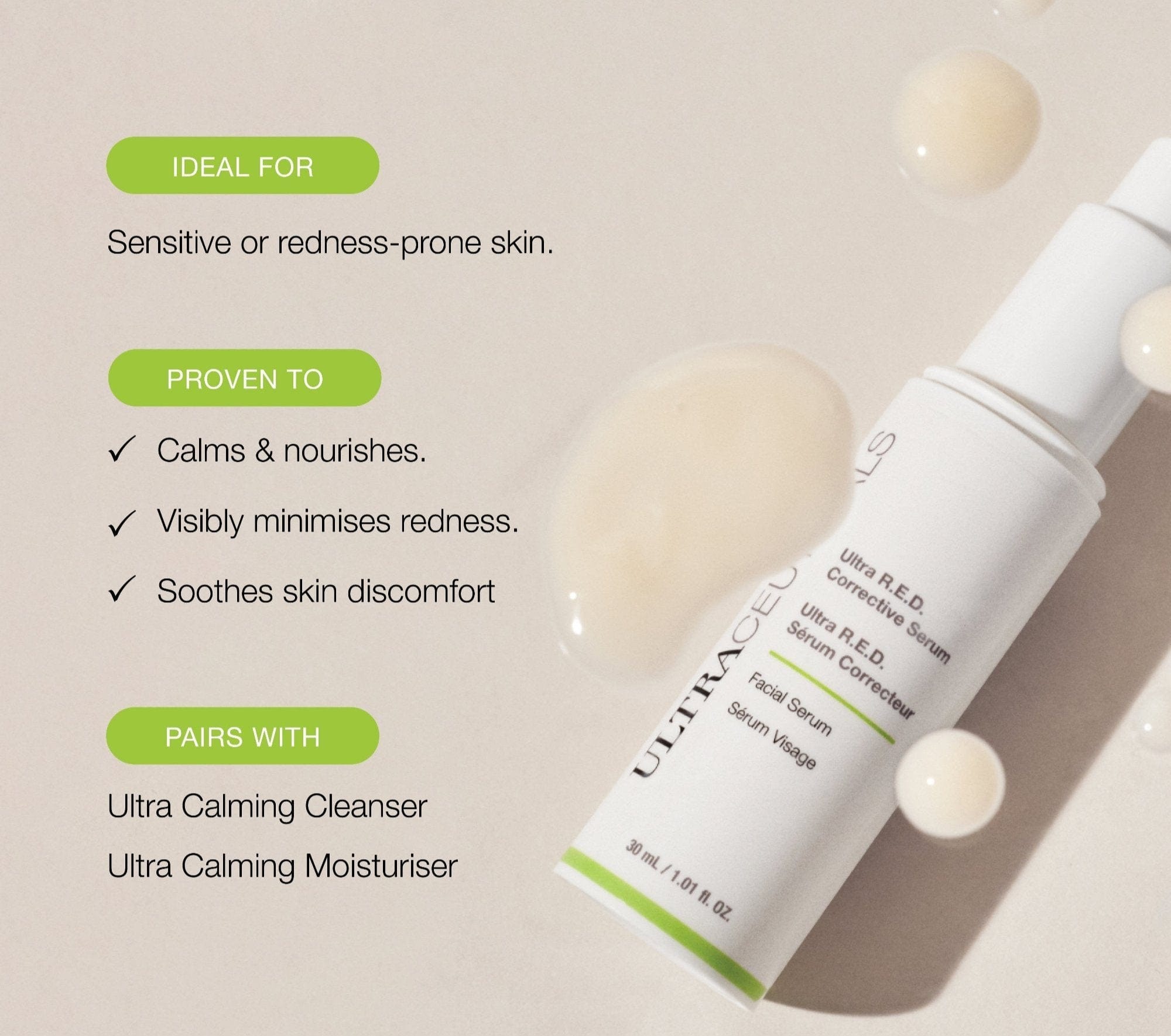 Ultraceuticals AU Face Serum Ultra R.E.D. Corrective Serum Online – Ultraceuticals AU