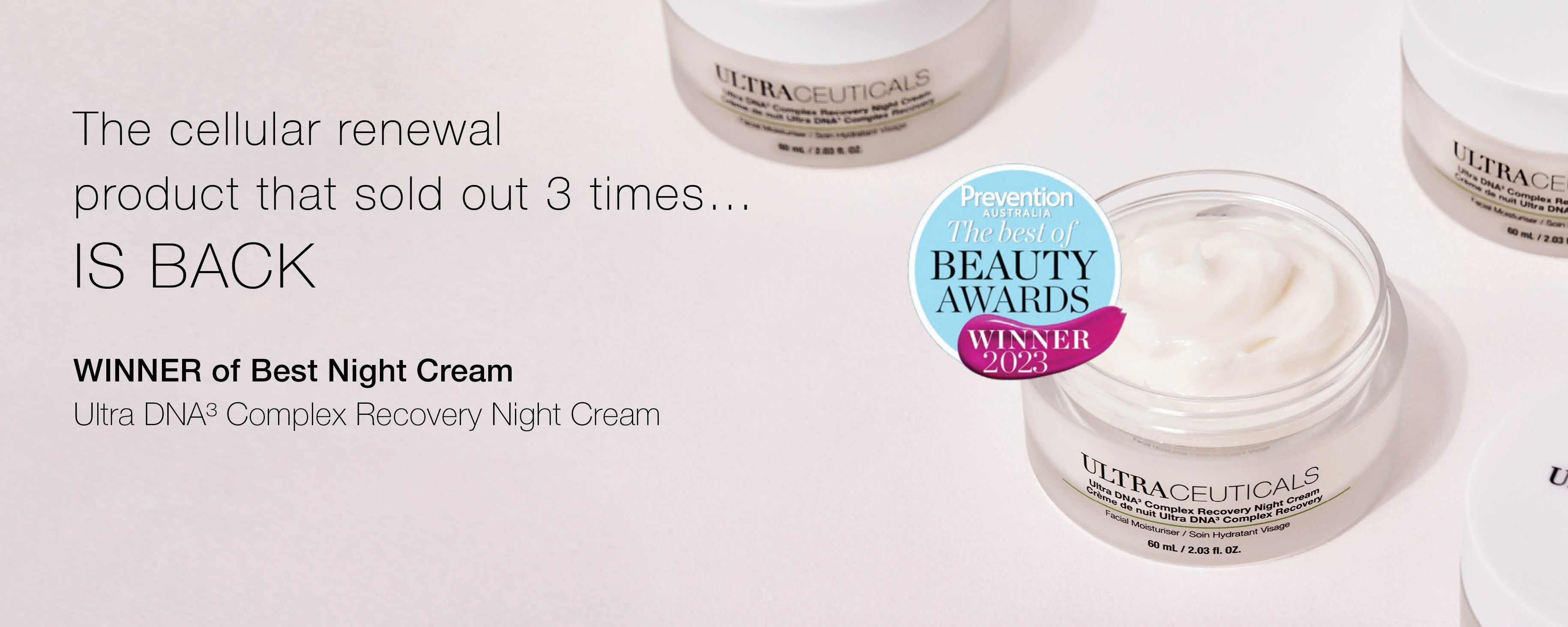 ultra dna night cream in stock